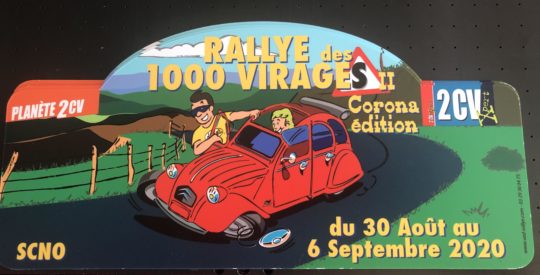 Rallye des 1000 virages Septembre 2020